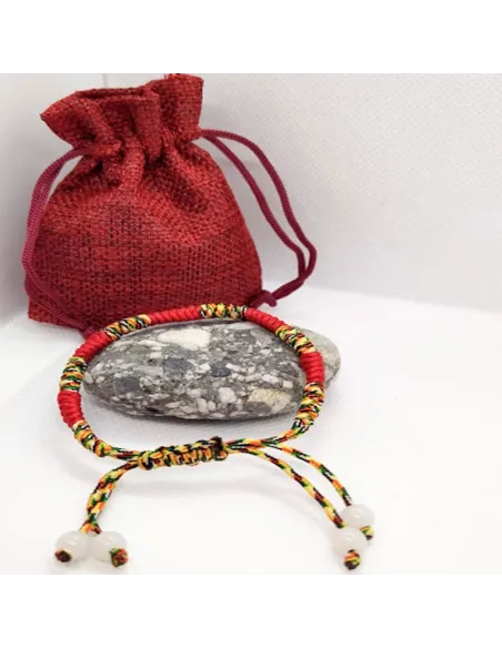 Bracelet Tibétain en corde, porte chance