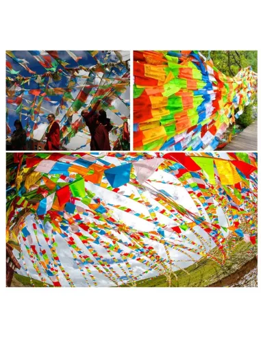 Drapeaux a prières Tibétains
