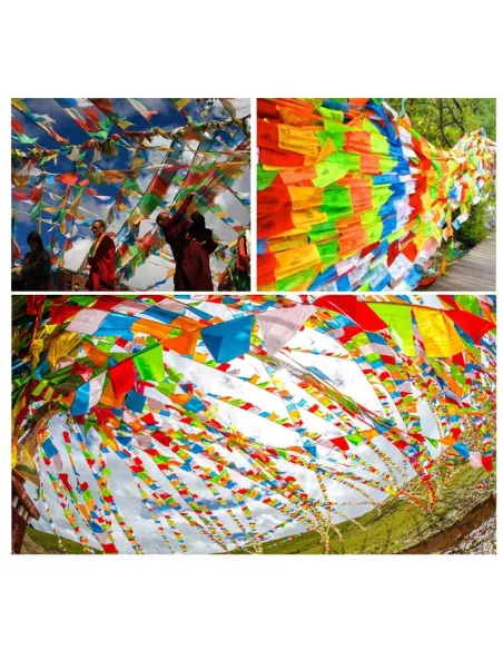 Drapeaux a prières Tibétains