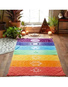 Tapis de méditation 7 chakras 2