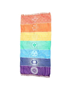 Tapis de méditation 7 chakras