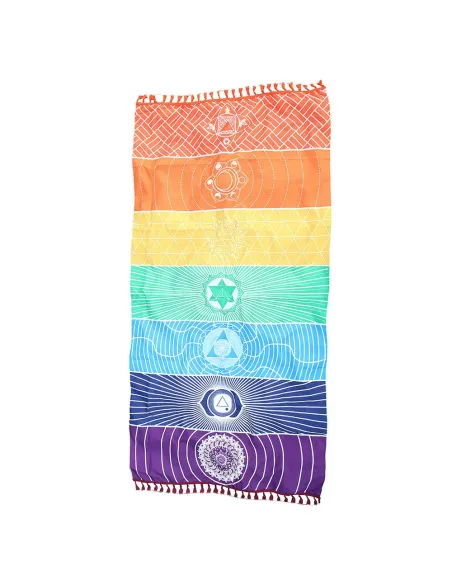 Tapis de méditation 7 chakras