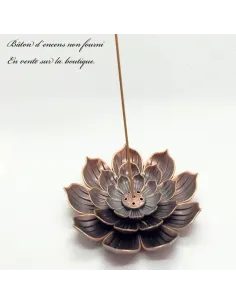 Brûleur d'encens traditionnel fleur de Lotus 2