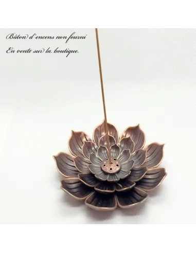 Brûleur d'encens traditionnel fleur de Lotus