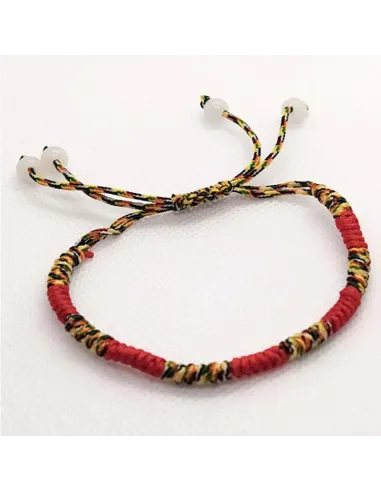 Bracelet Tibétain en corde, porte chance