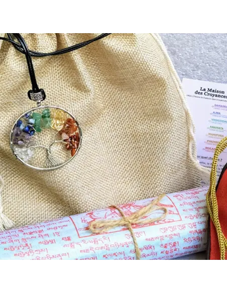 Pochette sacrée protection totale Bouddhiste